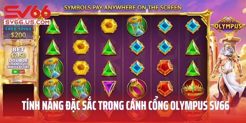 Loạt tính năng đặc sắc trong Cánh cổng Olympus SV66